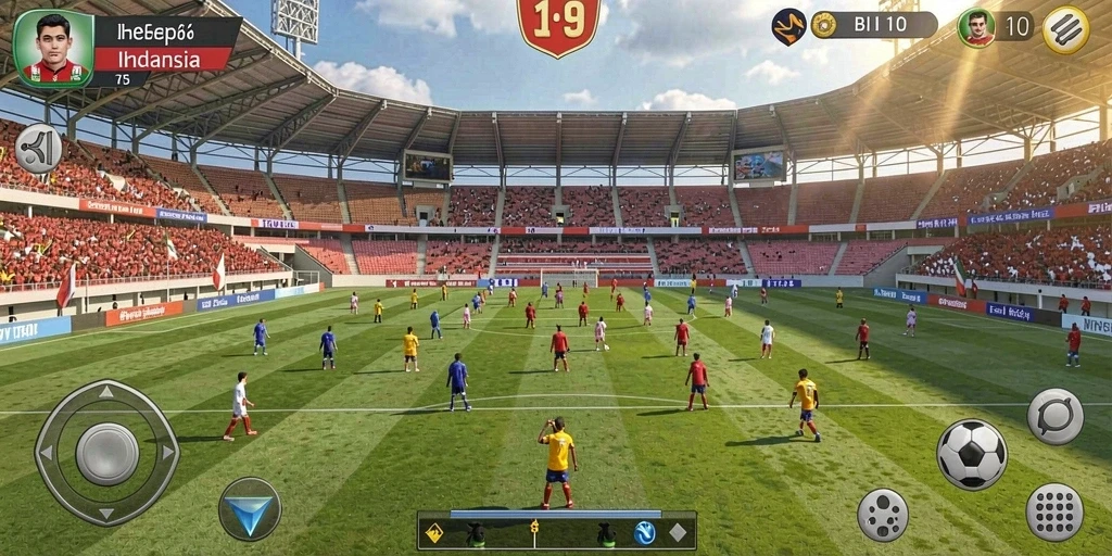 Tampilan awal permainan dengan ikon slot yang menarik.