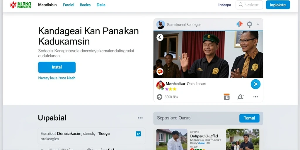 Tampilan antarmuka yang sederhana dan menarik.