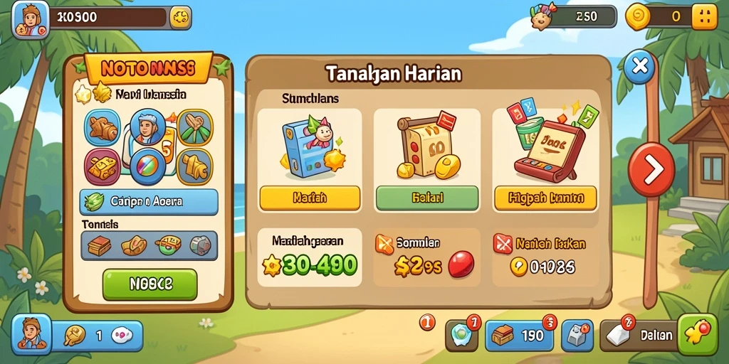 Tampilan grafis yang memukau dan penuh warna.