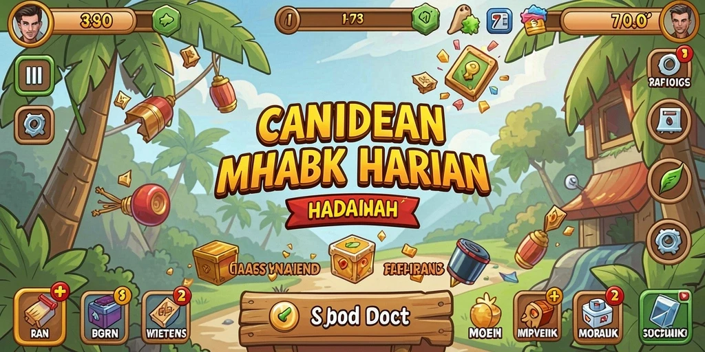 Tangkapan layar menunjukkan antarmuka menarik BADAK178.