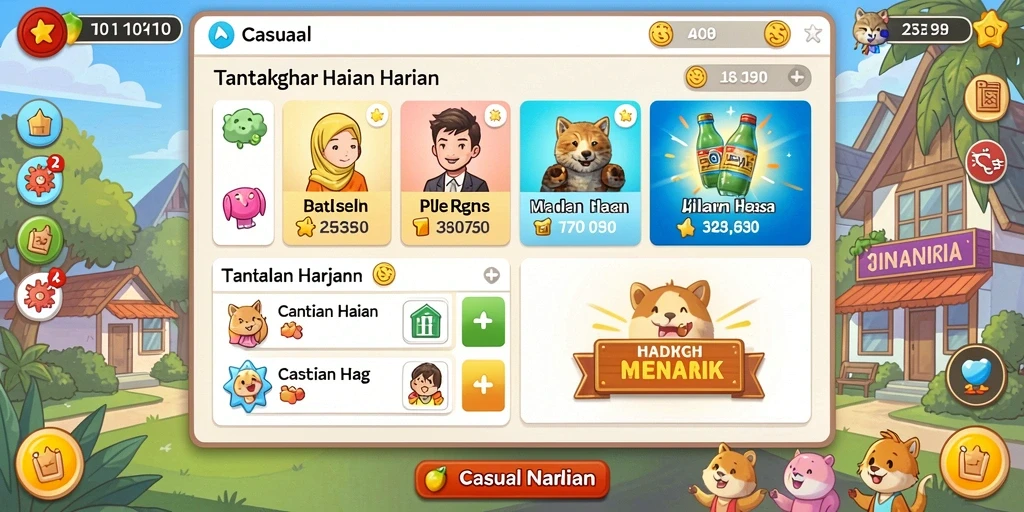 Tampilan antarmuka yang menarik dan mudah digunakan.