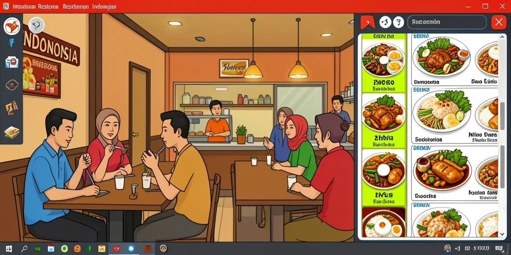 Tampilan antarmuka yang menarik dan modern.