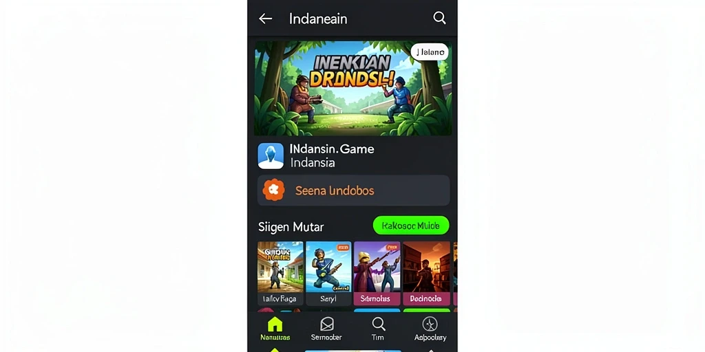 Tampilan antarmuka utama yang menarik dan intuitif.