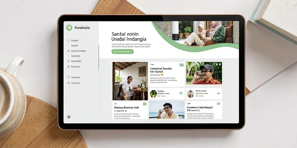 Tampilan antarmuka yang menarik dan user-friendly.