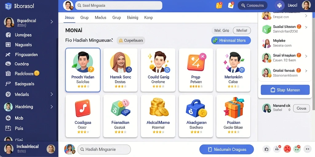 Tampilan antarmuka yang menarik dan user-friendly.