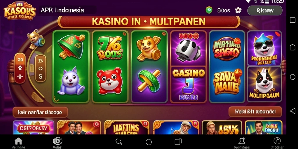 Antarmuka pengguna yang intuitif dan menarik.