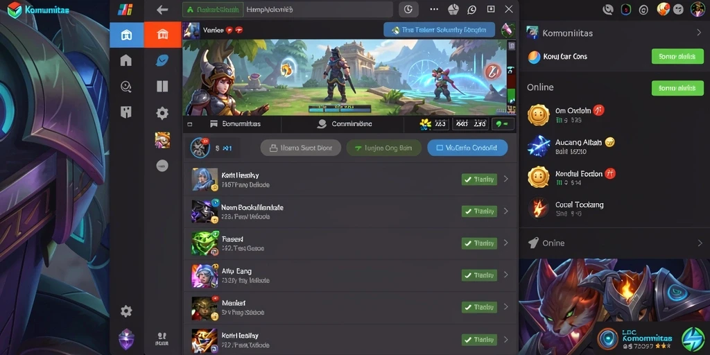 Tampilan antarmuka utama JUTA7 yang menarik.