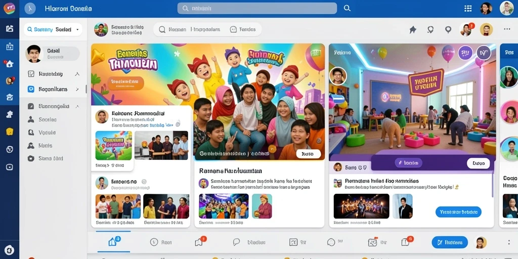 Tampilan antarmuka aplikasi yang modern dan menarik.