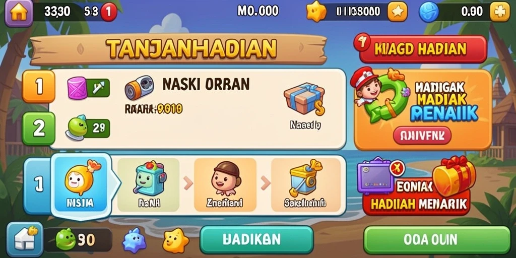 Tampilan antarmuka yang menarik dan user-friendly.