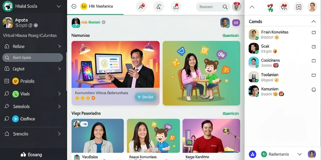 Tampilan antarmuka yang sederhana dan menarik.