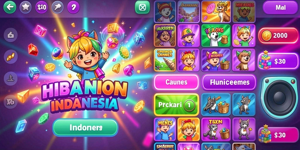 Tangkapan layar menampilkan antarmuka permainan yang menarik.