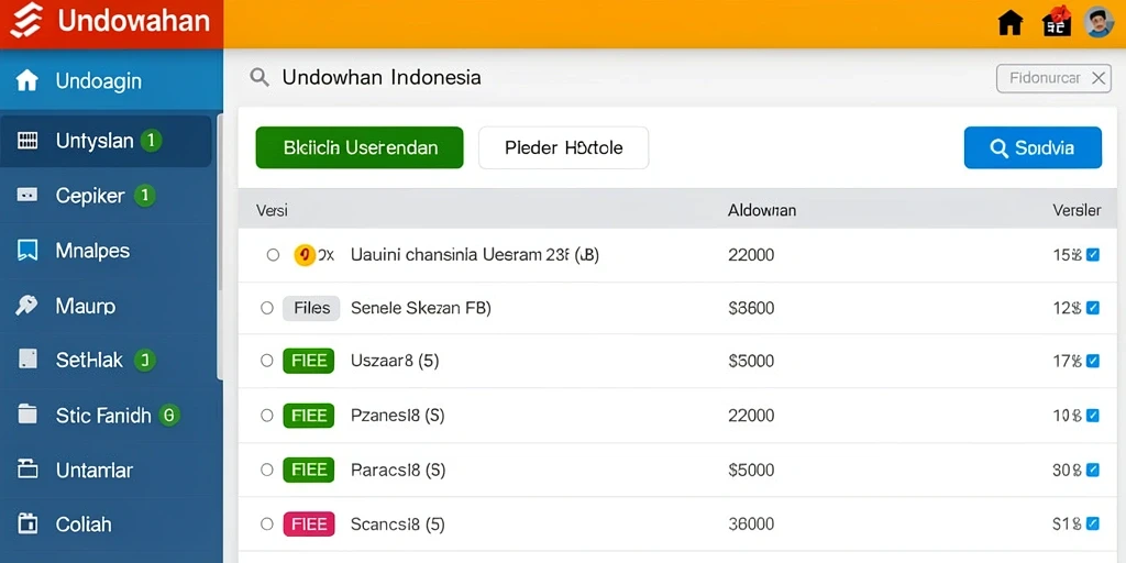 Tampilan interface yang user-friendly dan menarik.