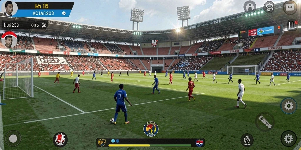 Tampilan antarmuka permainan yang menarik dan mudah digunakan.
