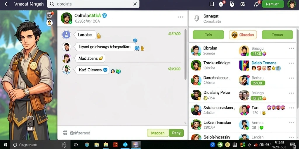 Tampilan antarmuka RP888 yang menarik.
