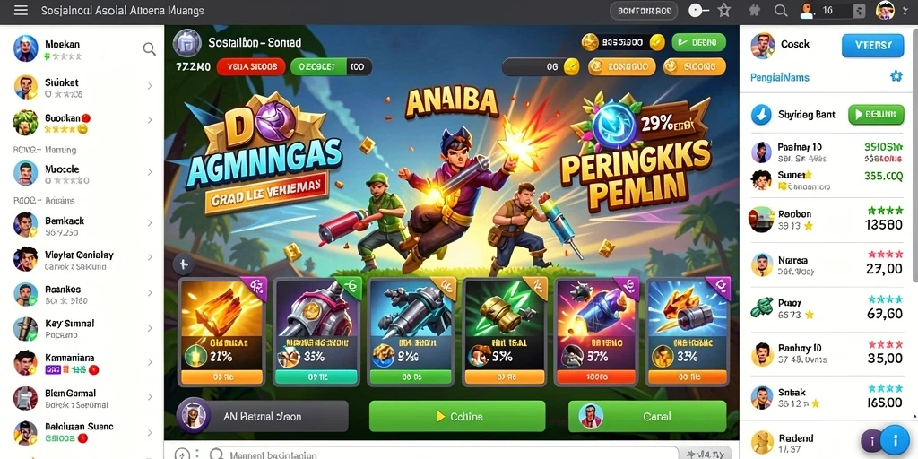 Tampilan grafis yang menakjubkan saat petualangan dimulai.