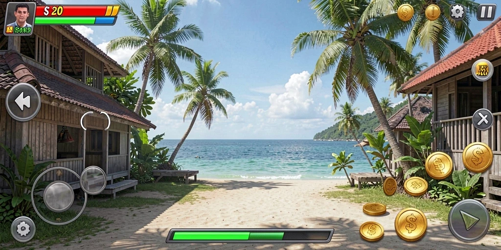Tampilkan aksi epik samurai yang berani.
