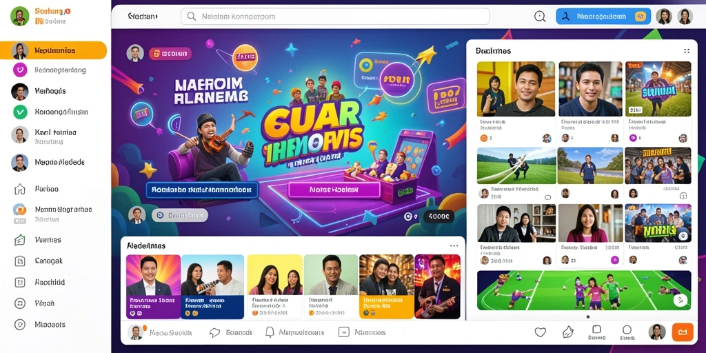 Tampilan antarmuka yang intuitif dan menarik.