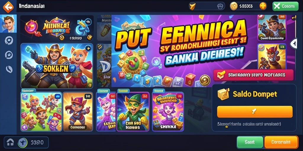 Tampilan utama aplikasi SRITOTO dengan navigasi yang mudah.