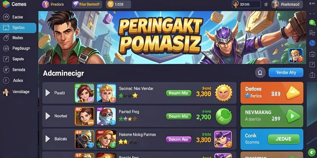Tampilan antarmuka yang intuitif dan menarik.