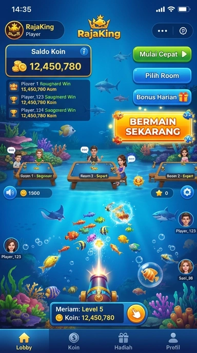 Galeri pratinjau visual rajaking build APK resmi terbaru